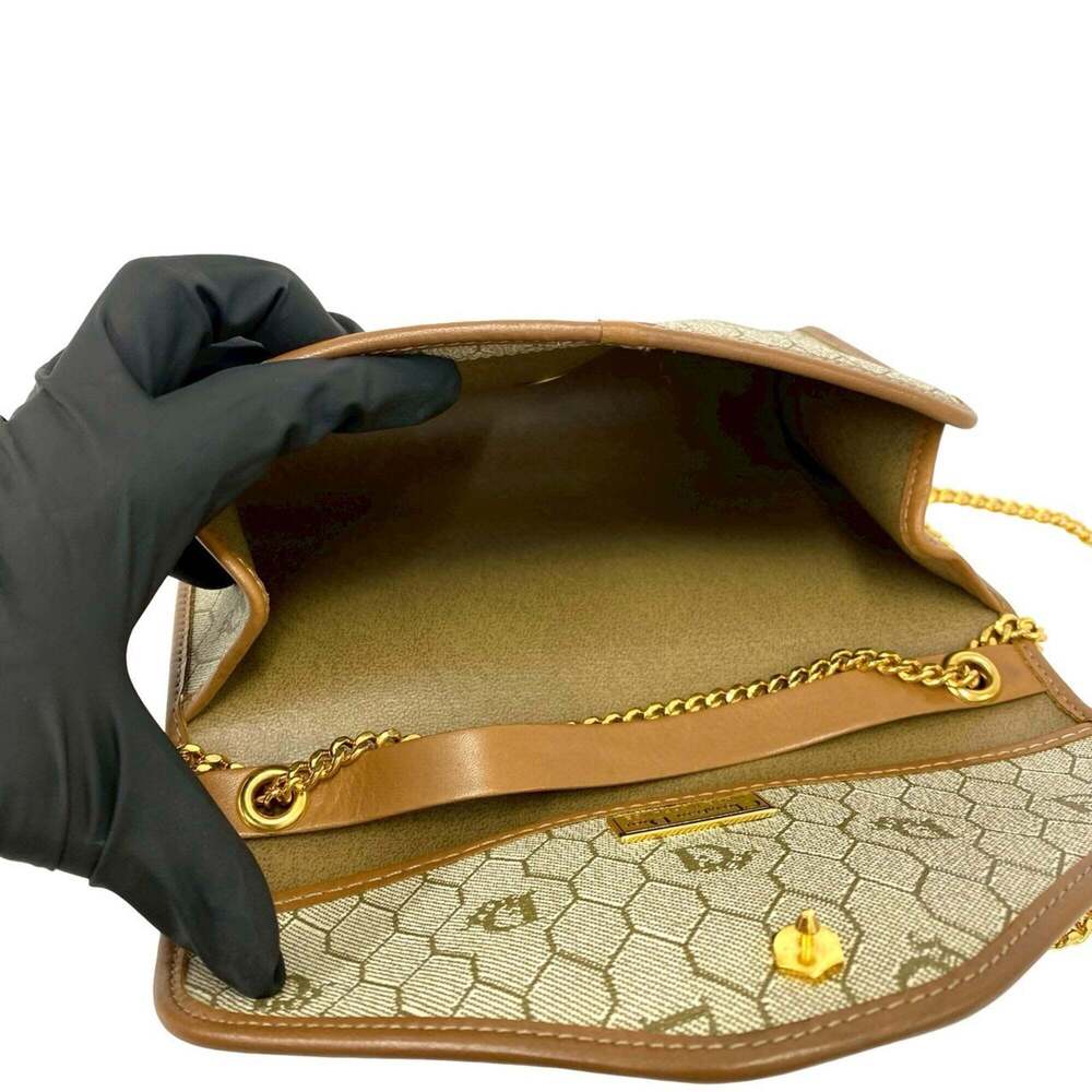 CHRISTIAN DIOR Vintage Cream Leather Shoulder Bag - Picture 9 of 9